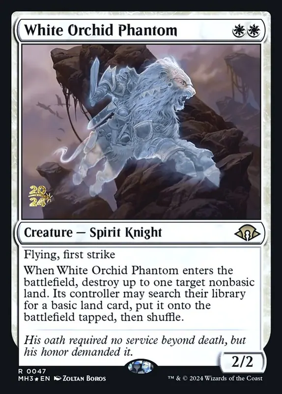 White Orchid Phantom [Modern Horizons 3 Promos]