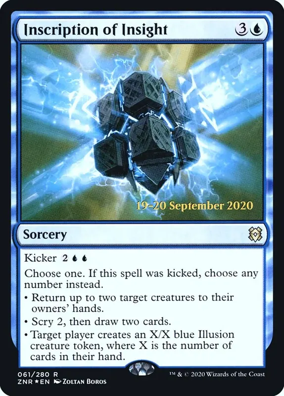 Inscription of Insight [Zendikar Rising Prerelease Promos]