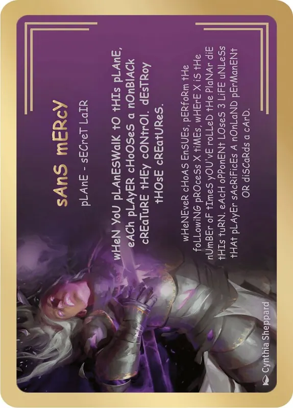 sAnS mERcY [Secret Lair Showcase Planes]