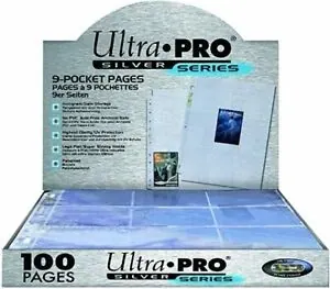 ULTRA PRO HOJAS TRANSPARENTES PARA CARPETAS