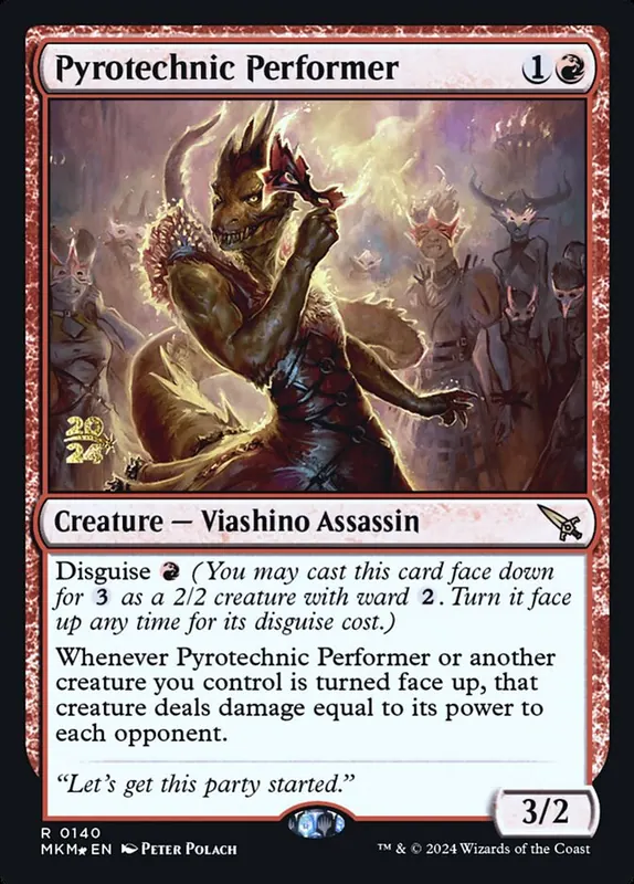 Pyrotechnic Performer [Murders at Karlov Manor Promos]