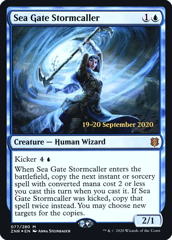 Sea Gate Stormcaller [Zendikar Rising Promos]