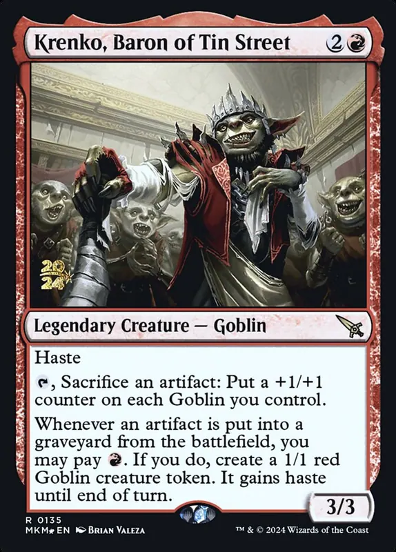Krenko, Baron of Tin Street [Murders at Karlov Manor Promos]
