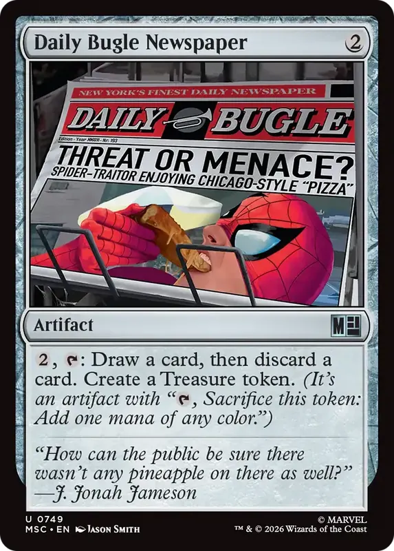 Daily Bugle Newspaper [Marvel Super Heroes Commander]