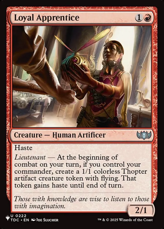 Loyal Apprentice [The List]