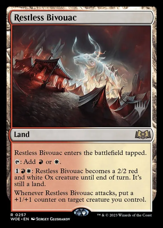 Restless Bivouac [Wilds of Eldraine Promos]