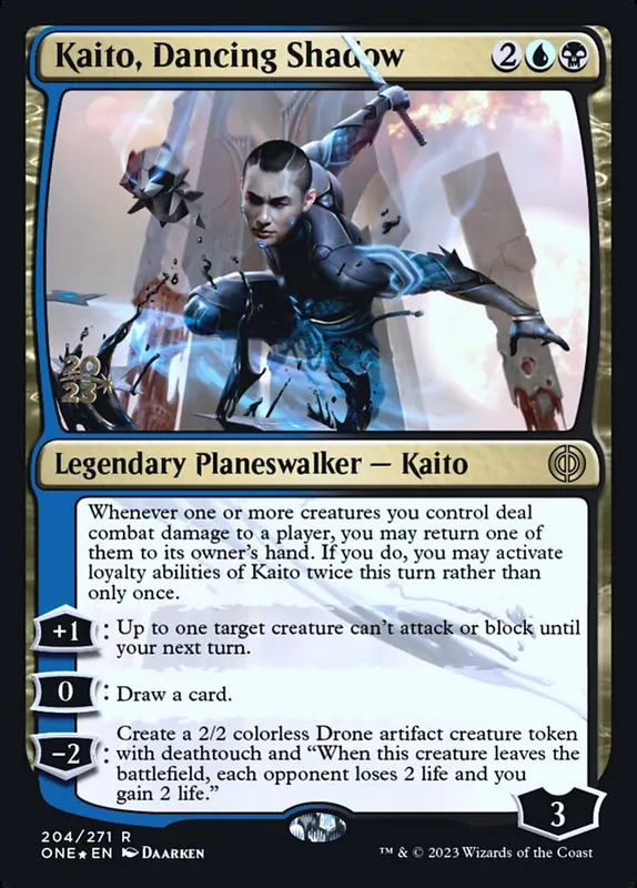 Kaito, Dancing Shadow [Phyrexia: All Will Be One Promos]