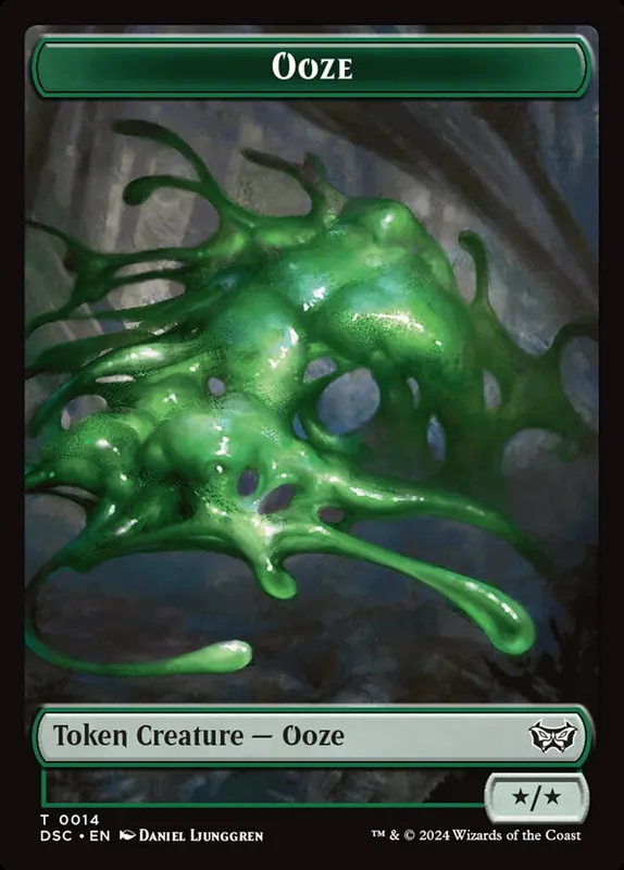 Ooze [Duskmourn Commander Tokens]