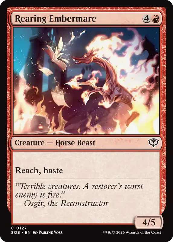Rearing Embermare [Secrets of Strixhaven]