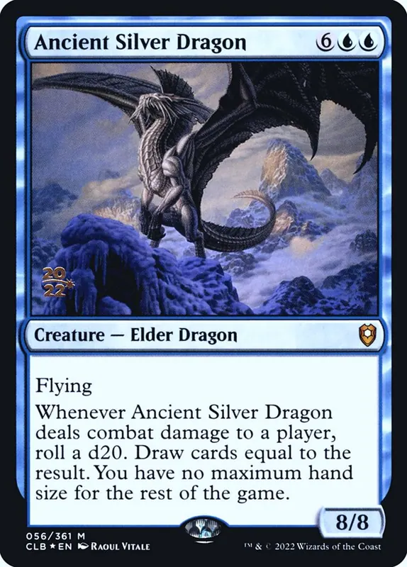 Ancient Silver Dragon [Battle for Baldur's Gate Promos]