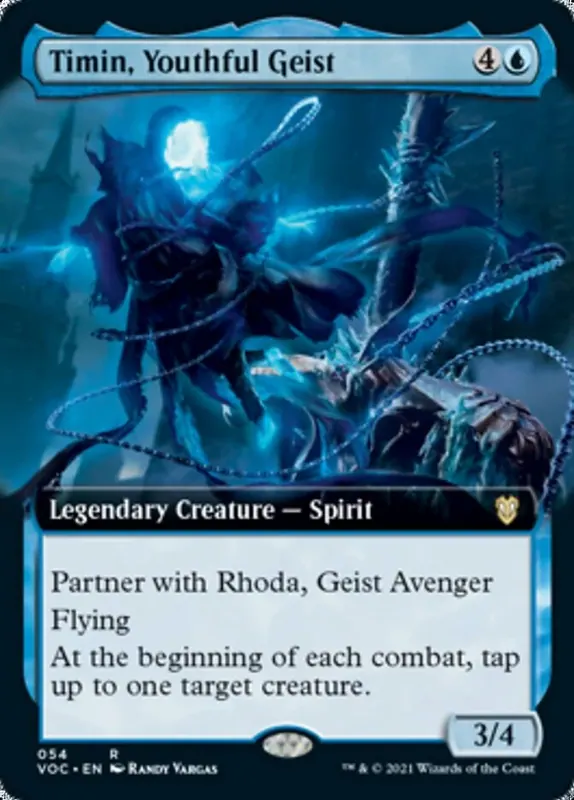 Timin, Youthful Geist (Extended Art) [Innistrad: Crimson Vow Commander]