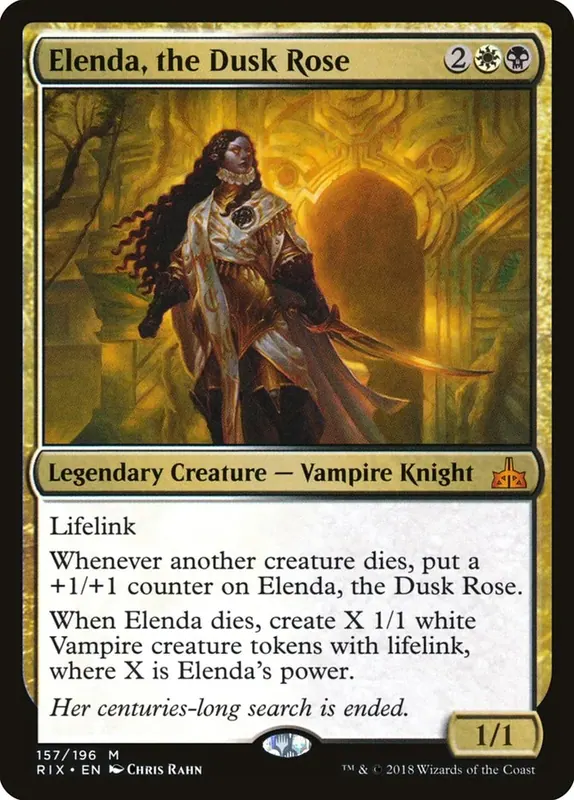 Elenda, the Dusk Rose [Rivals of Ixalan] - Español