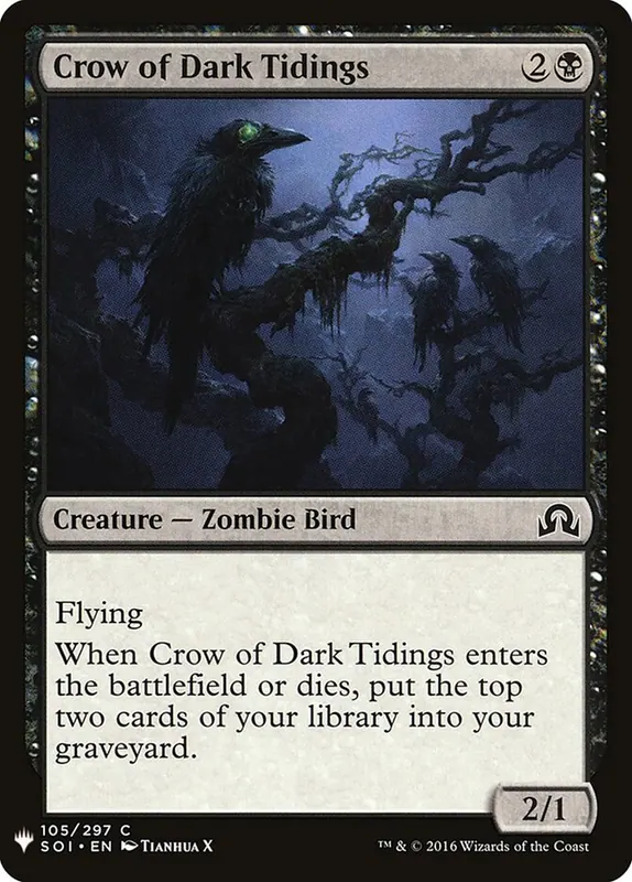 Crow of Dark Tidings [The List]