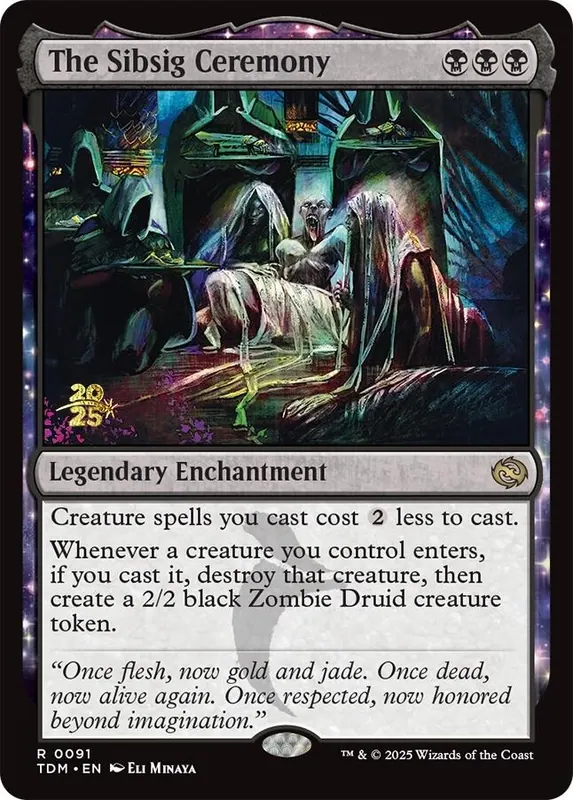 The Sibsig Ceremony [Tarkir: Dragonstorm Prerelease Promos]