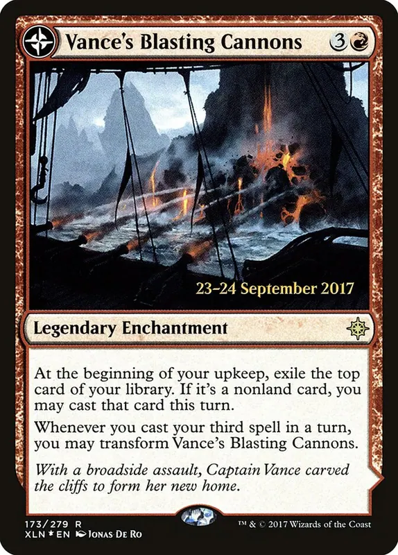 Vance's Blasting Cannons // Spitfire Bastion [Ixalan Promos]