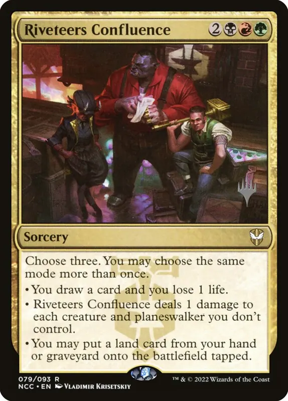 Riveteers Confluence [New Capenna Commander Promos]
