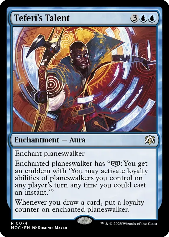 Teferi's Talent [March of the Machine Commander] - Español