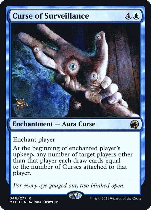 Curse of Surveillance [Innistrad: Midnight Hunt Promos]