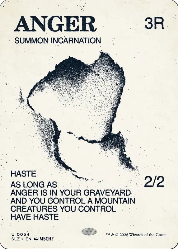Anger (0054) [Secret Lair x MSCHF: The Zeta Set]