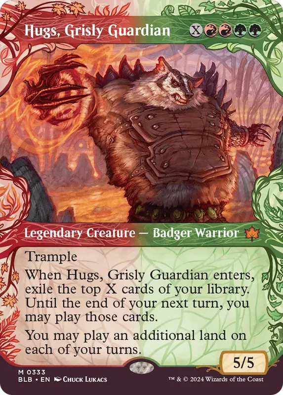 Hugs, Grisly Guardian (Showcase) [Bloomburrow]