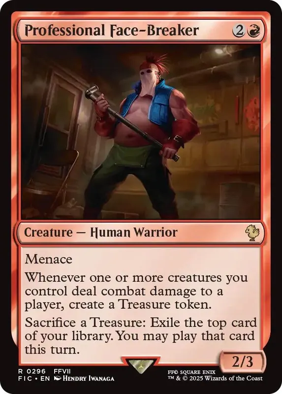 Professional Face-Breaker (Surge Foil) [FINAL FANTASY Commander]