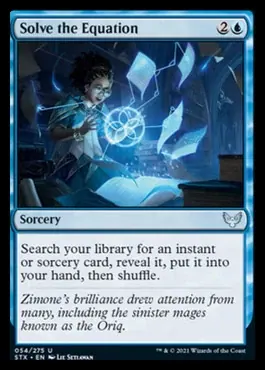 Solve the Equation [Strixhaven: School of Mages] - Español