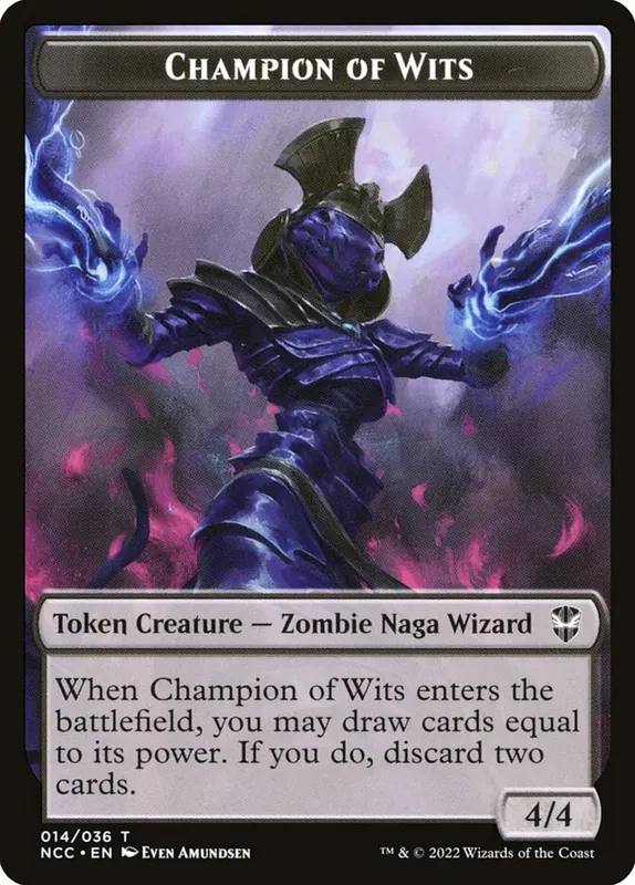 Champion of Wits [New Capenna Commander Tokens]