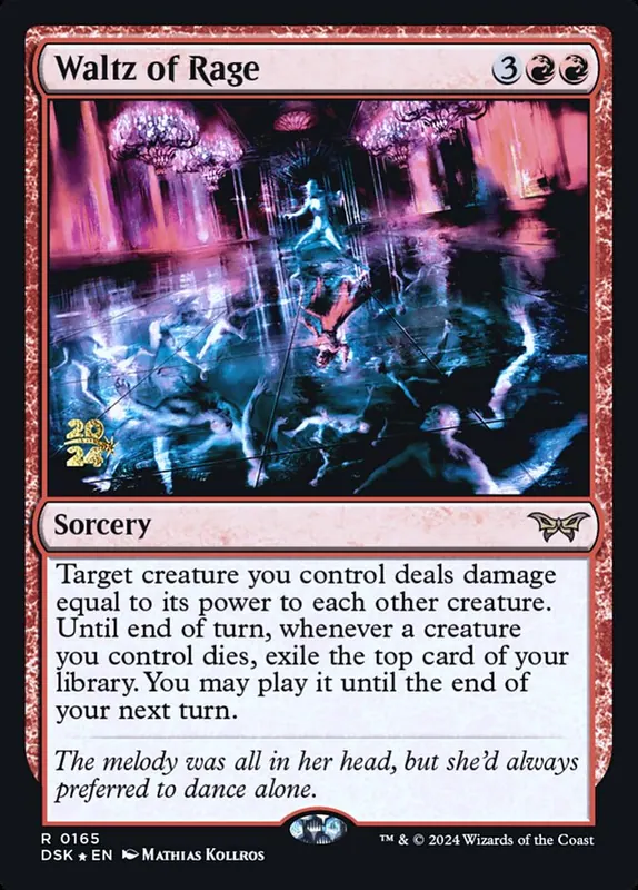 Waltz of Rage [Duskmourn: House of Horror Promos]
