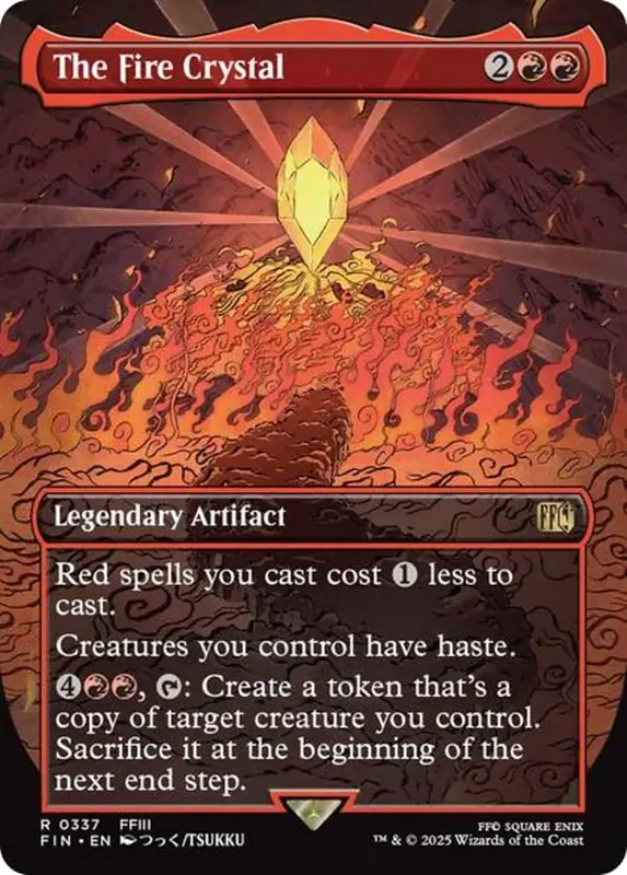 The Fire Crystal (Borderless) [FINAL FANTASY]