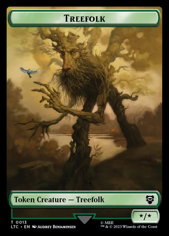 Treefolk [Tales of Middle-earth Commander Tokens]