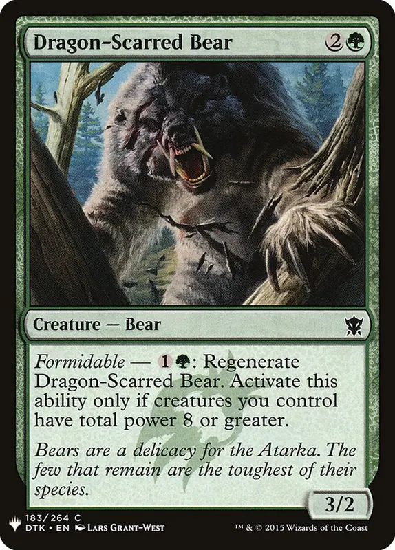 Dragon-Scarred Bear [The List]