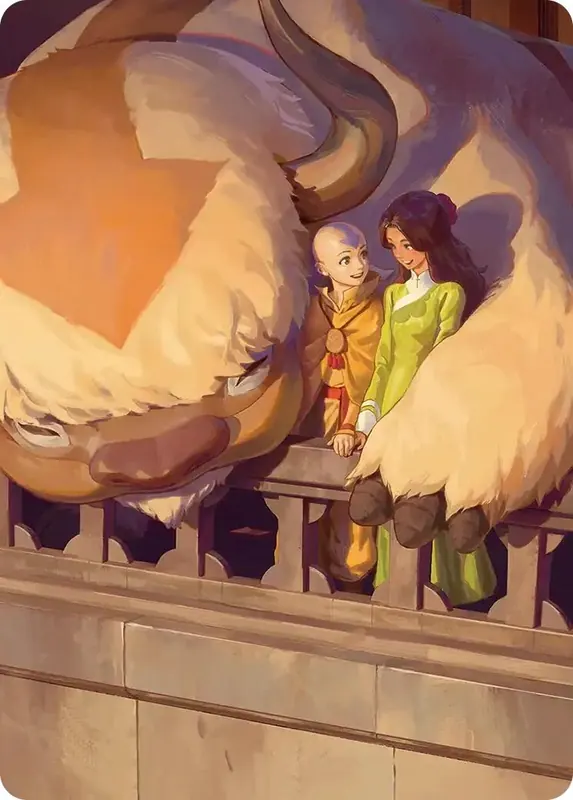 Aang and Katara Art Card [Avatar: The Last Airbender Art Series]