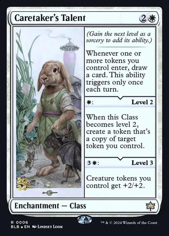 Caretaker's Talent [Bloomburrow Promos]