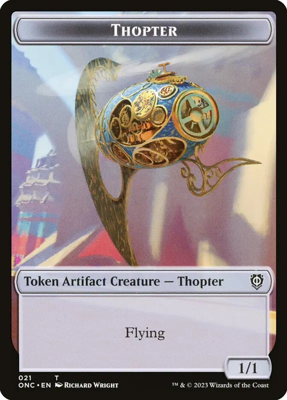 Thopter [Phyrexia: All Will Be One Commander Tokens]