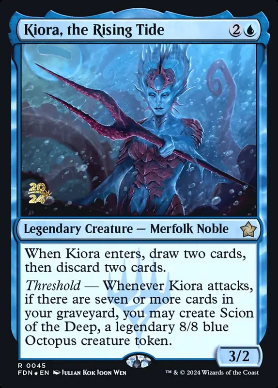 Kiora, the Rising Tide [Foundations Promos]