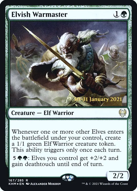 Elvish Warmaster [Kaldheim Promos]