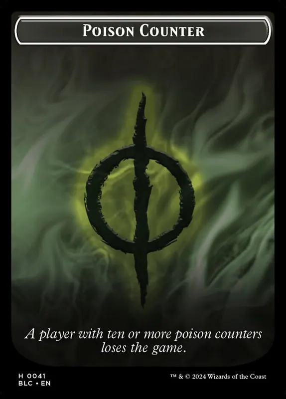 Poison Counter [Bloomburrow Commander Tokens]