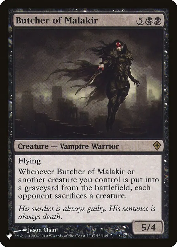 Butcher of Malakir [The List]