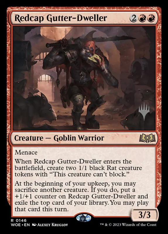 Redcap Gutter-Dweller [Wilds of Eldraine Promos]