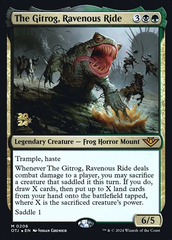 The Gitrog, Ravenous Ride [Outlaws of Thunder Junction Promos]
