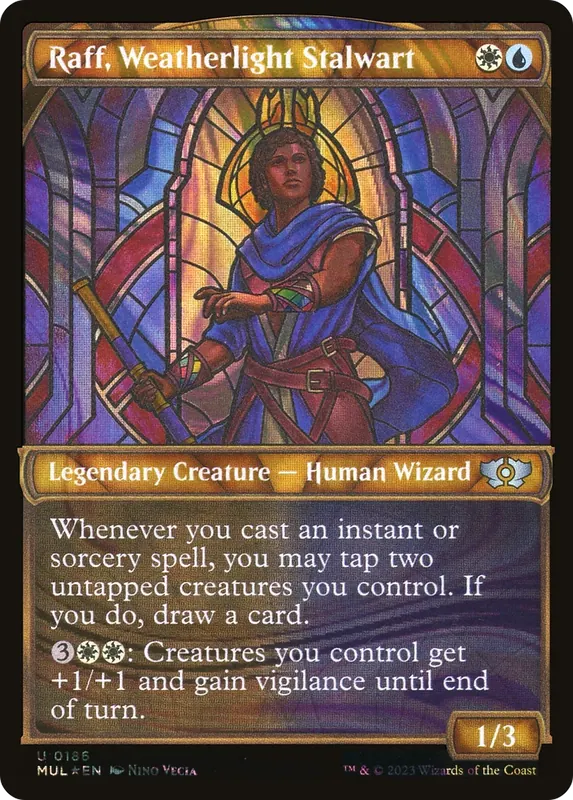 Raff, Weatherlight Stalwart (Halo Foil) [Multiverse Legends]