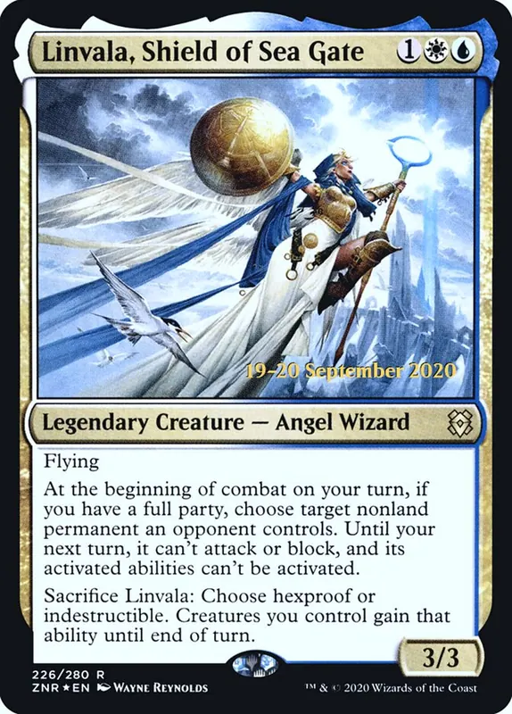 Linvala, Shield of Sea Gate [Zendikar Rising Promos]