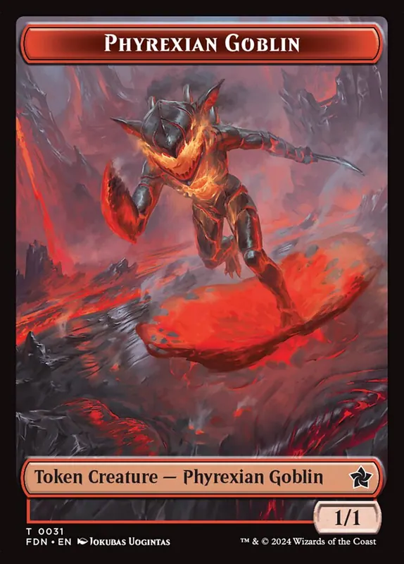 Phyrexian Goblin [Foundations Tokens]