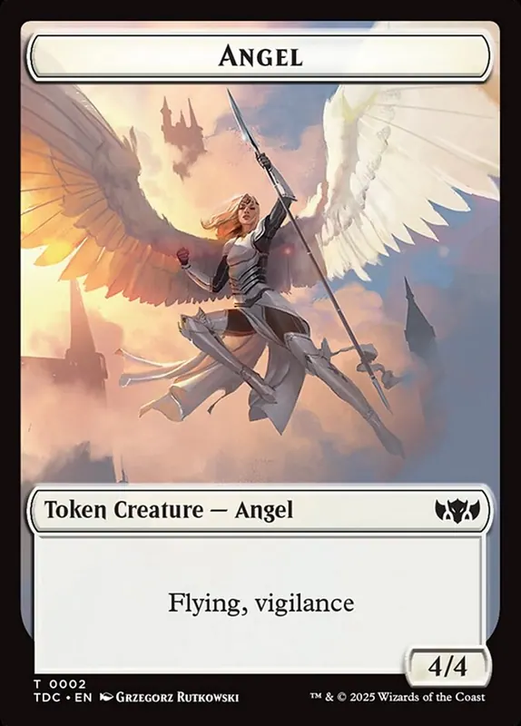 Angel [Tarkir: Dragonstorm Commander Tokens]