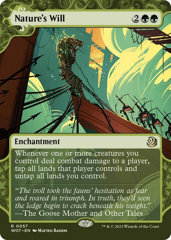 Nature's Will - Español [Wilds of Eldraine: Enchanting Tales]