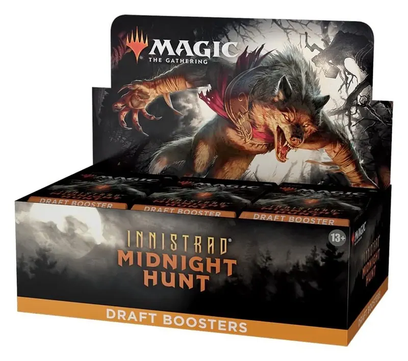 MTG DRAFT BOOSTER BOX INNISTRAD MIDNIGHT HUNT INGLES