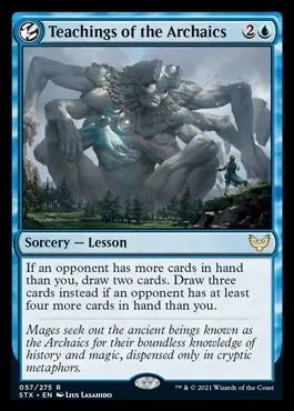 Teachings of the Archaics [Strixhaven: School of Mages] - Español