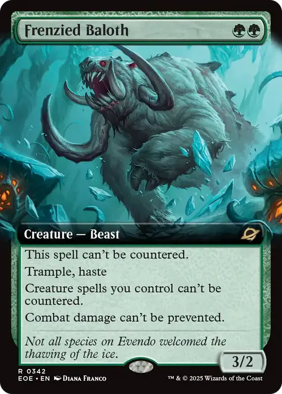Frenzied Baloth (Extended Art) [Edge of Eternities]