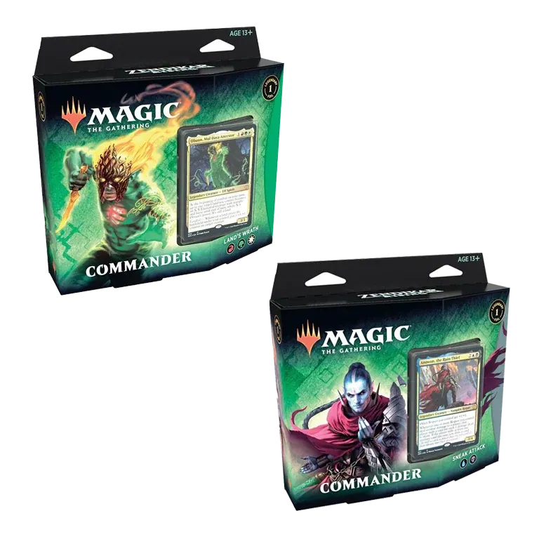 ZENDIKAR RISING COMMANDER DECK SET 2 MAZOS