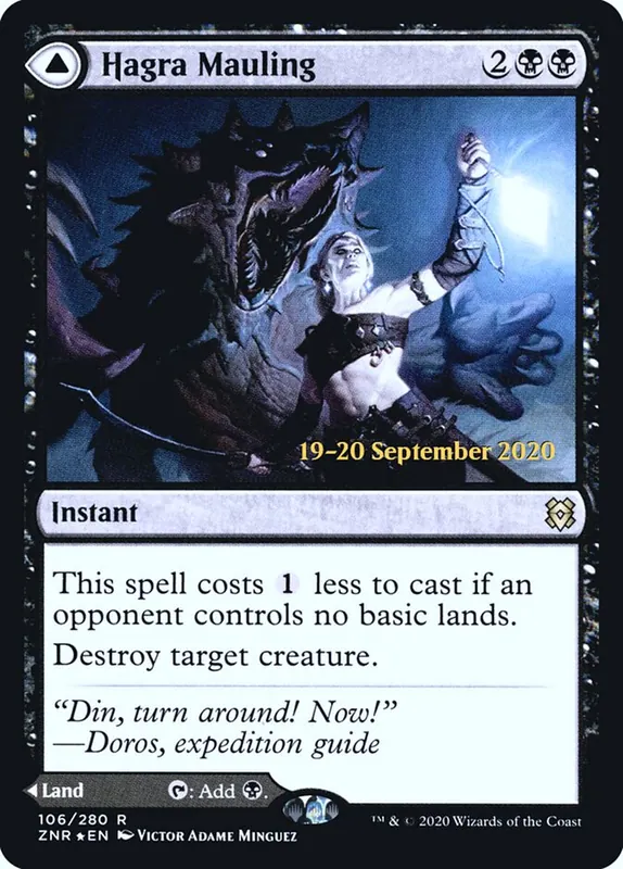 Hagra Mauling // Hagra Broodpit [Zendikar Rising Promos]